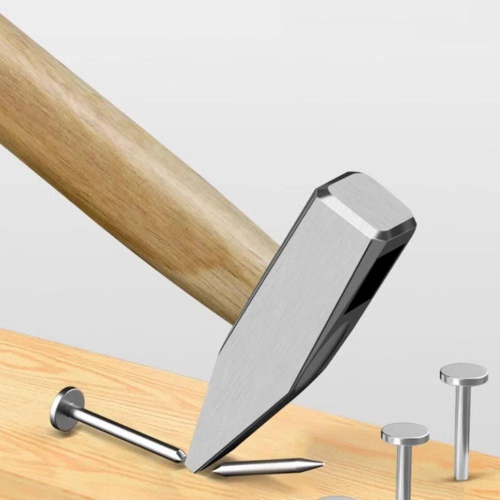 Молоток слесарный с короткой ручкой, молоток слесарный с шарообразным бойком, прочный молоток слесаря, молоток для ремонта