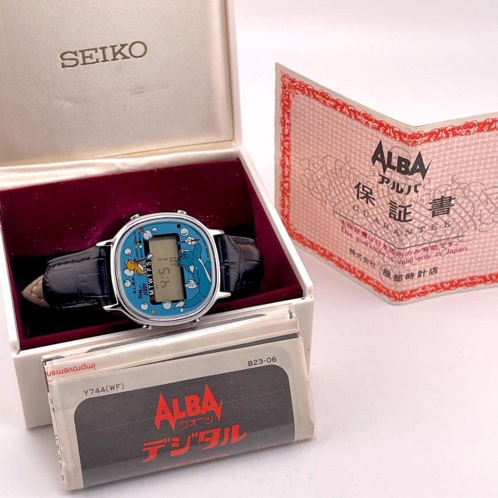 [USED] Battery/Band/Working Tom and Jerry Seiko Alba Vintage Watch