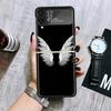 Чехлы с перьями Ангельские Крылья для Samsung Galaxy Z Flip 4 5 6 7 3 Z Flip7 Flip6 Flip4 Flip5 Flip3 5G Жесткие Ударопрочные Fundas Чехол Ga