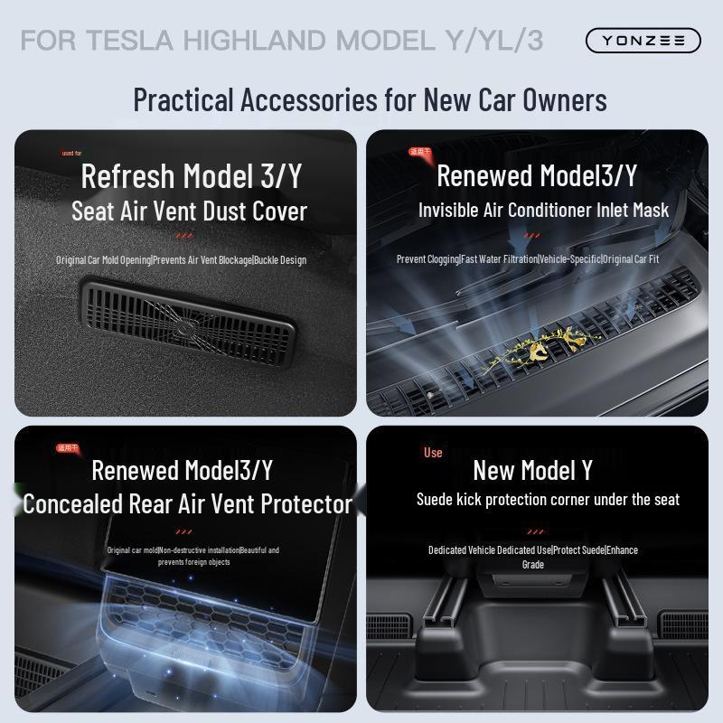 Защитная сетка от насекомых на воздухозаборник Tesla Model 3/Y