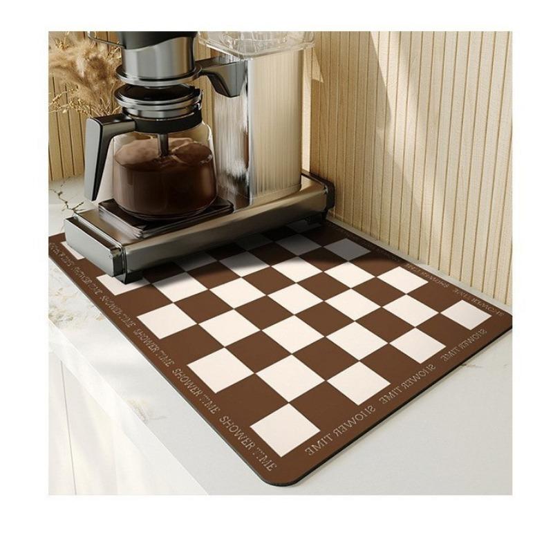 Большой кухонный супервпитывающий коврик для посуды, коврик для слива кофе, коврик для сушки, быстросохнущий коврик для слива ванной, кухонный кран, подставка для столовых приборов