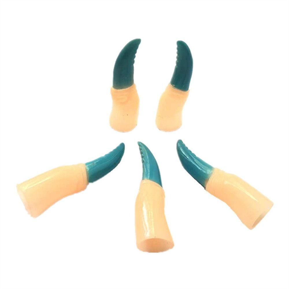 5 шт./набор Поддельные пальцы Зомби Ведьма Поддельные пальцы Страшные Хэллоуин Накладки на пальцы Косплей Вечеринка Принадлежности