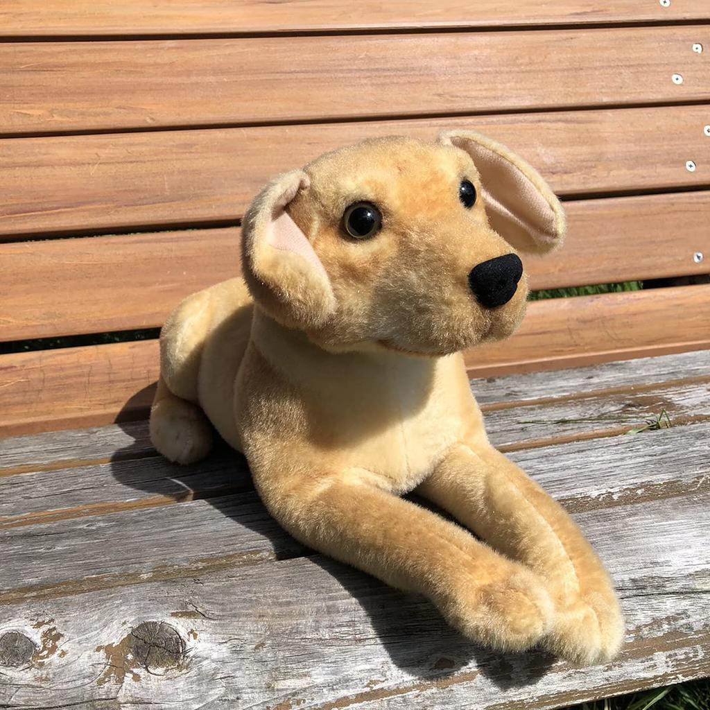 TigerTaleToys Лабрадор ретривер Собака Большая мягкая игрушка Реалистичная 46 см Домашняя большая собака Японский [Подлинный продукт]