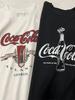 Хлопковая футболка с коротким рукавом Coca-Cola 2026 Лето Новая одежда для мужчин Женщин Повседневный Топ Мода Печатная футболка Уличный Y2K