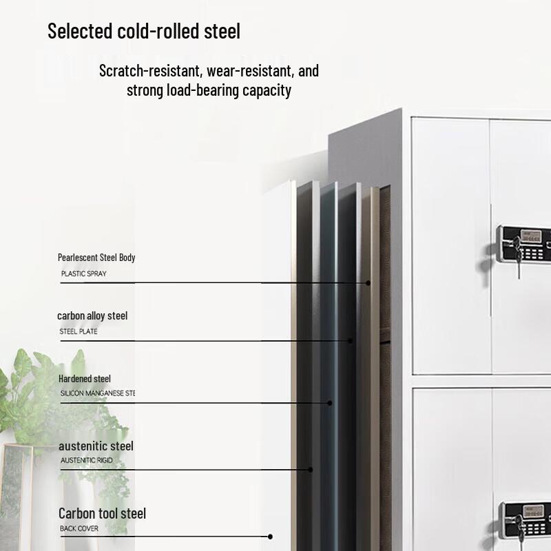 Tiger Brand Steel Office Security Cabinet - 185cm