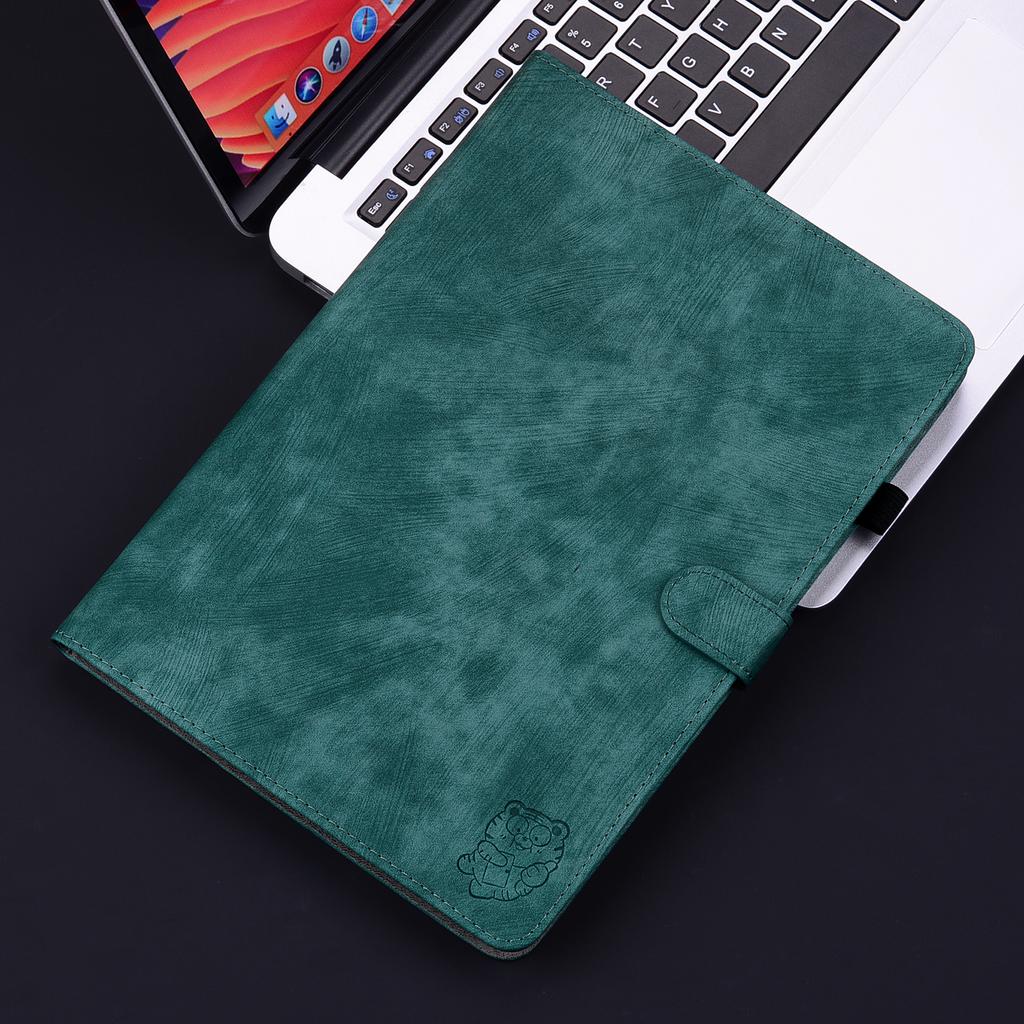 Кожаный чехол-кошелек для планшета iPad 9-го 8-го 7-го 6-го поколения Милый тигр 9.7 10.2 Mini6 Air 3 2 1 Pro 11 2025 Подставка Умный чехол