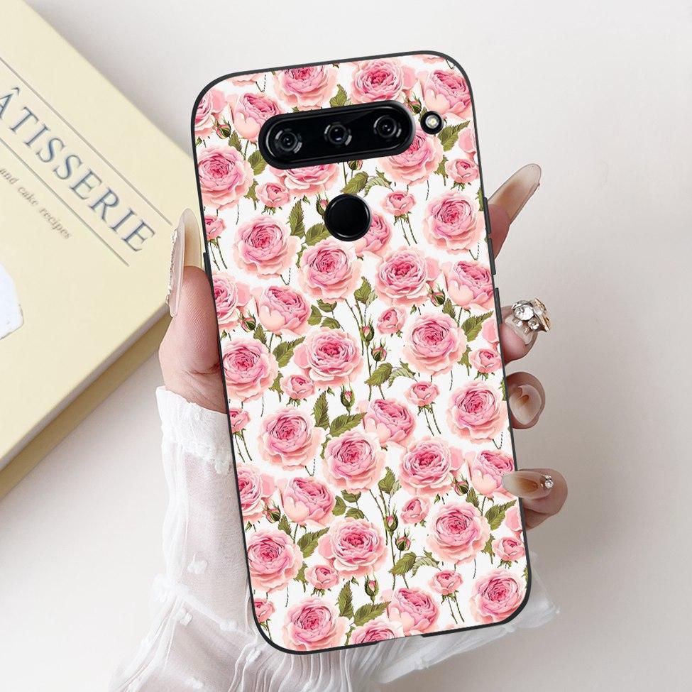 Чехол для LG V40 V50 ThinQ V50S ThinQ, милый мультяшный кот, роскошный, крутой, ударопрочный, силиконовая задняя крышка для LG V50S ThinQ 5G