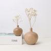Creative Solid Wood Small Vase Solid Wood Flower Ware Dry Flower Arrangement Vase