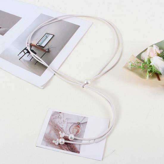 Women Belt Adjustable Design Imitation Leather Waistband Thin Rope Dress Shirt Top Versatile Belt Fashion Accessories