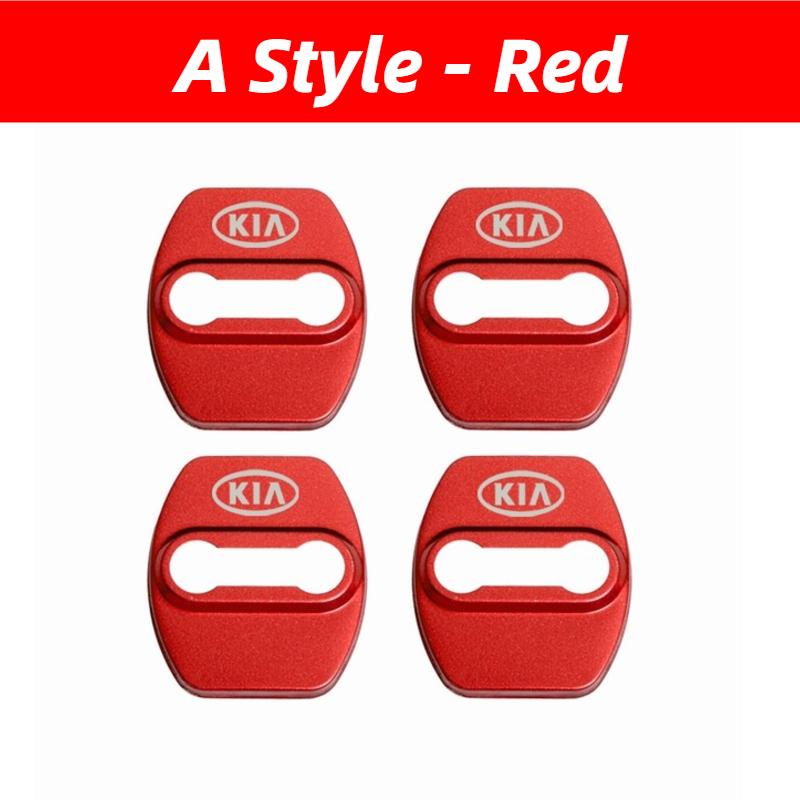 4PCS Car Door Lock Cover Logo Protection Stickers For KIA K3 K5 KX3 KX5 KX7 Sportage R Forte Carens Stinger Sorento Accessories xmwcj44