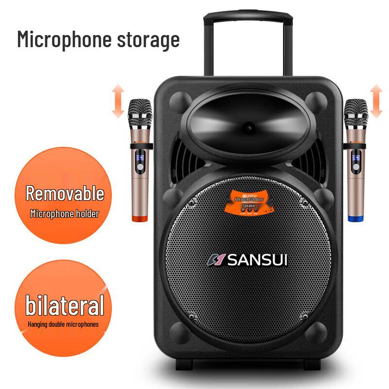 Sansui MK15-15 Portable Bluetooth Trolley Speaker