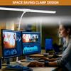 Double Head LED Clip Remote Control Desk Lamp Architect Table Lamp for Home Office Lighting 5 Color Modes and 5 Dimmable