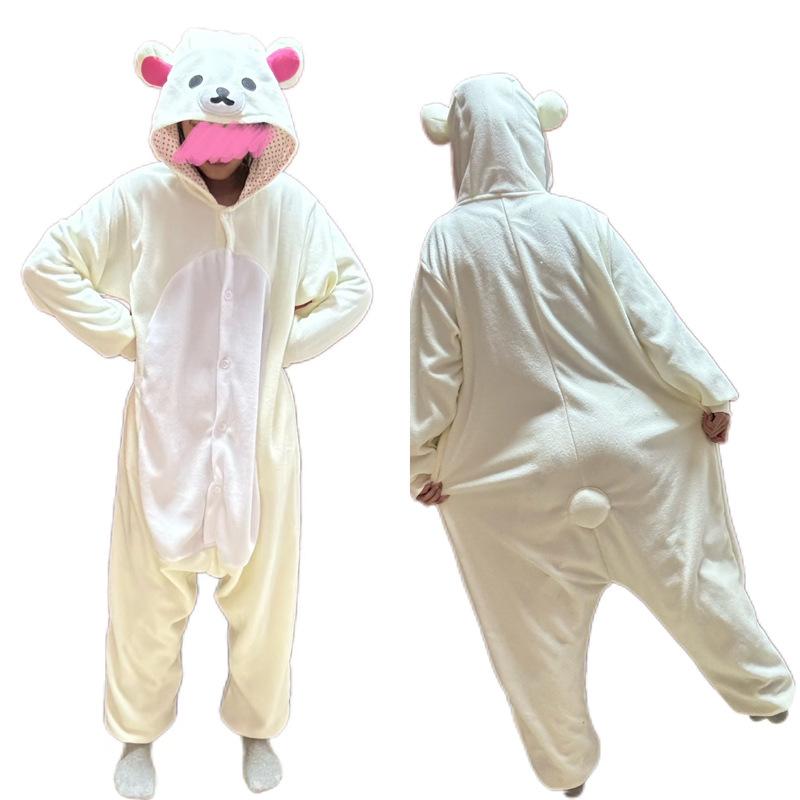 Bear onesie, Halloween stage costume, adorable cartoon unisex loungewear