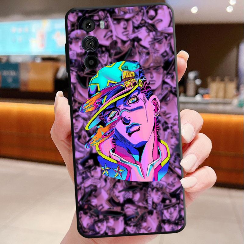 Чехол для телефона Motorola Edge 50 40 Pro 60 50 40 30 Ultra Neo Fusion Moto G85 G72 G53 G54 G84 G13 G32 JoJo's Bizarre Adventure