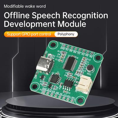 Модуль разработки автономного распознавания голоса MCU SNR9912VR Поддержка AI Deepseek Вторичная разработка и управление портом GPIO DC 5V