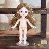 1 Набор Милая кукла 1/8 3D Реалистичный глаз 13 подвижных суставов Милая кукла 16-17 см с разными выражениями Лица Игрушка для девочки