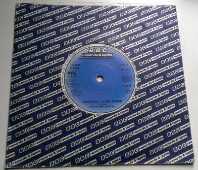 7-дюймовая пластинка ДЖОРДЖ ФЕНТОН - Shoestring RES67 BBC Records And 1979 UK Саундтреки и мюзиклы Б/У