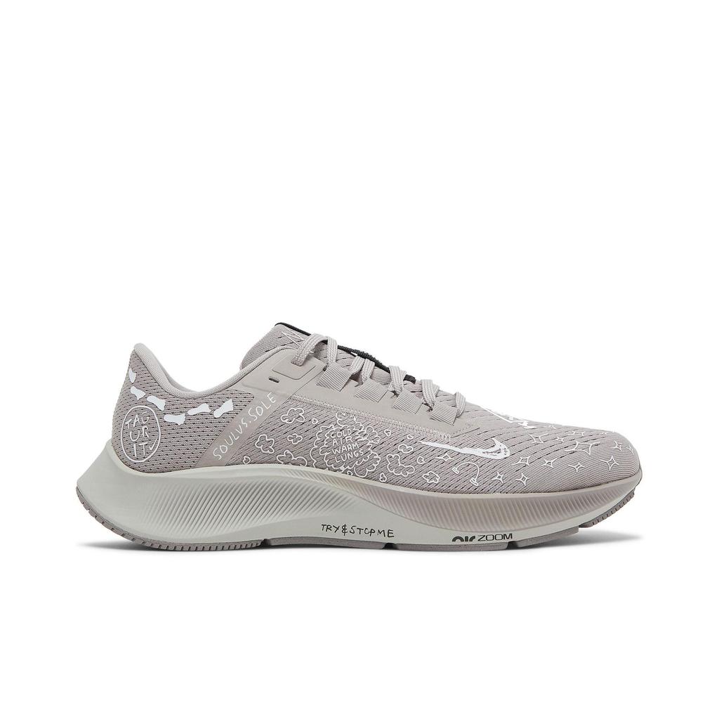 Nike Air Zoom Pegasus 38 A.I.R. 'Run To A Magical Place - College Grey' (Unisex) College Grey / Light Bone / Black / White