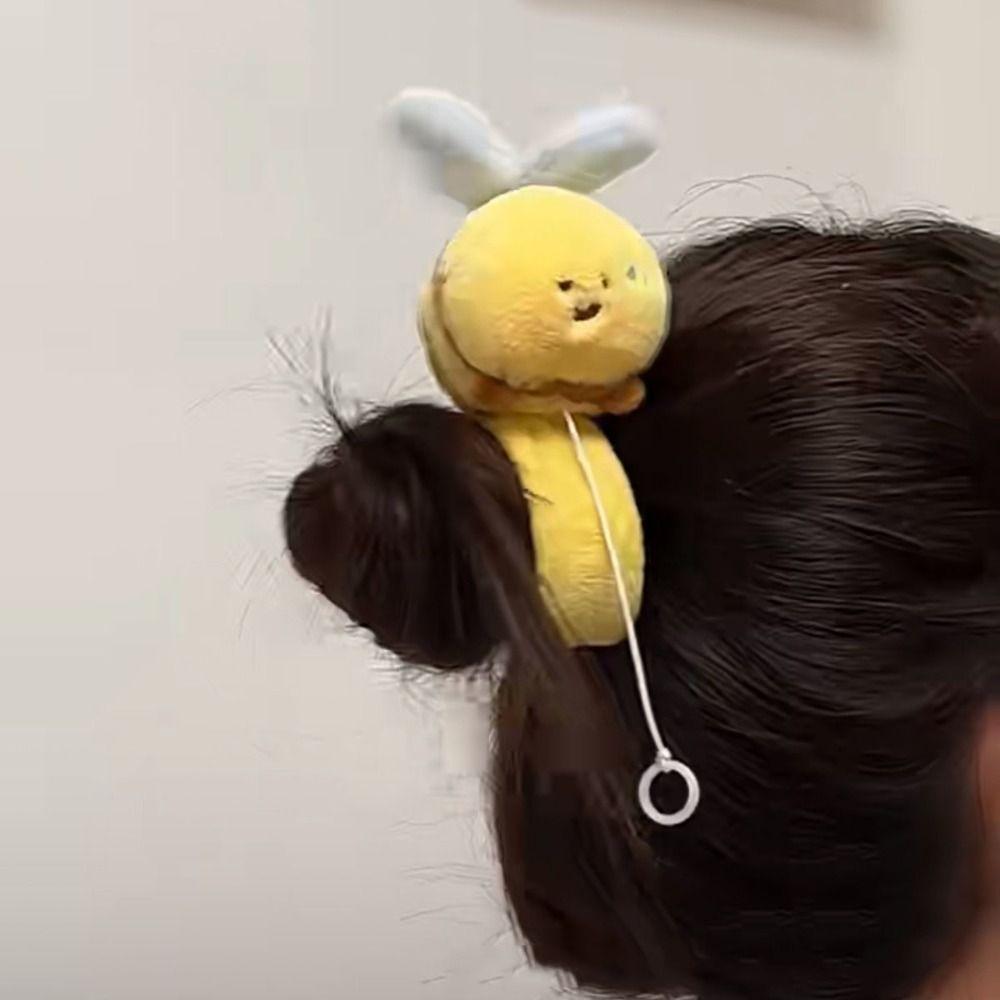 Simulation Slap Bracelet Series Wrist Style Little Bee Plush Wrist Band Christmas Toy