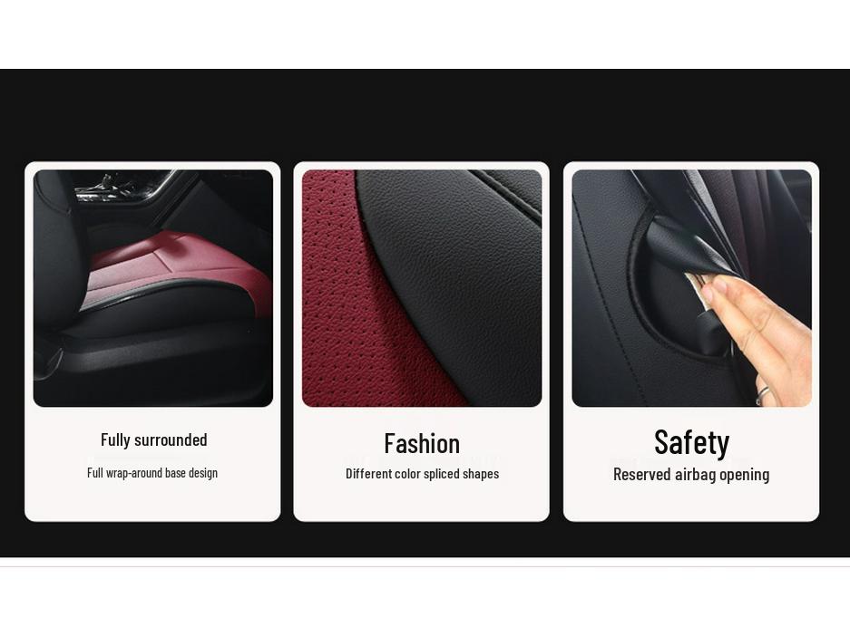 All-Season Universal Car Seat Cover for Hongqi H5: Full Wrap, Upgraded Design Seat Cushion