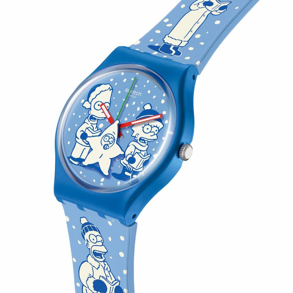 Часы TIDINGS OF JOY SO28Z126 Blue [Swatch]