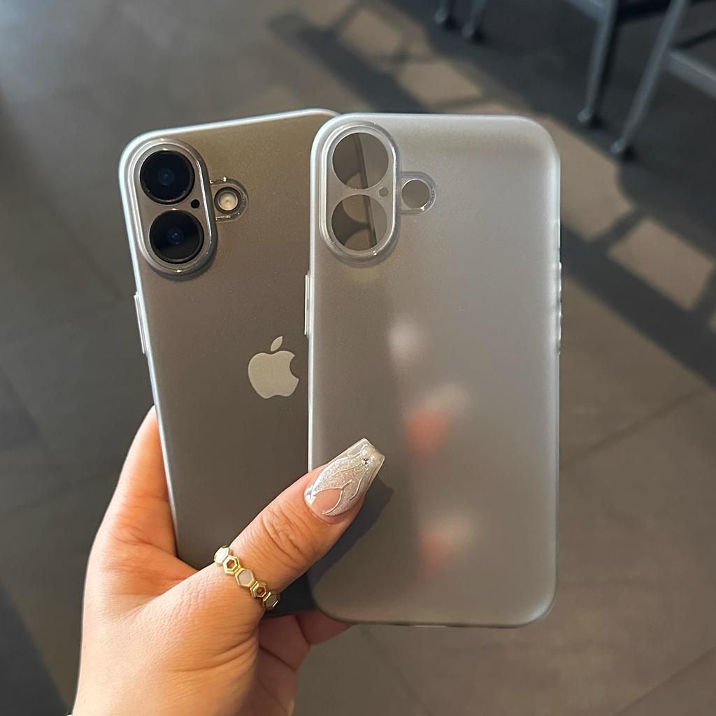 Ультратонкий матовый чехол для For Iphone Air 17 16 15 14 13 Pro Max Мягкая силиконовая задняя крышка для For Iphone 16 15 14 Plus