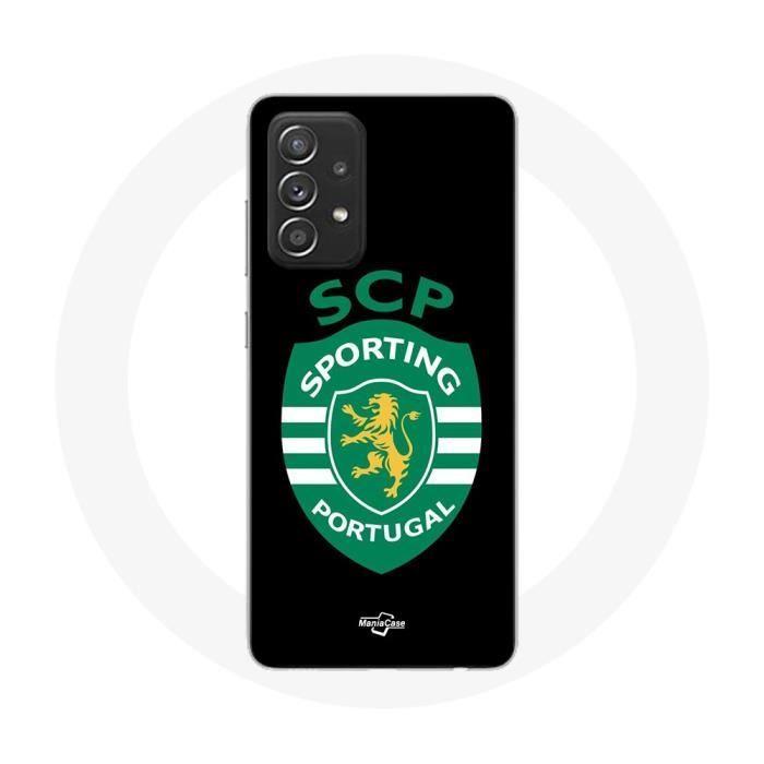 Coque - Maniacase - Samsung Galaxy A52 - Noir - Souple - Sporting Portugal