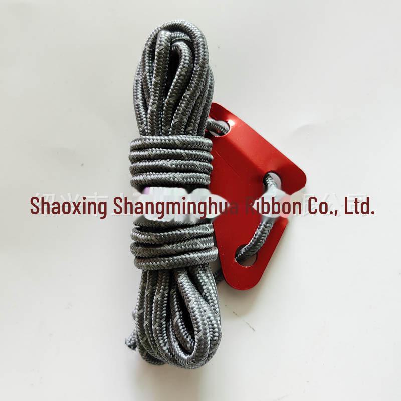 5 мм светоотражающий ветрозащитный трос для кемпинговой палатки с треугольной пряжкой, длина 4 м