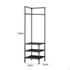 Coat Rack Clothes Garment Floor Bedroom Hanger Apartment Multifunctional Dorm Living Room