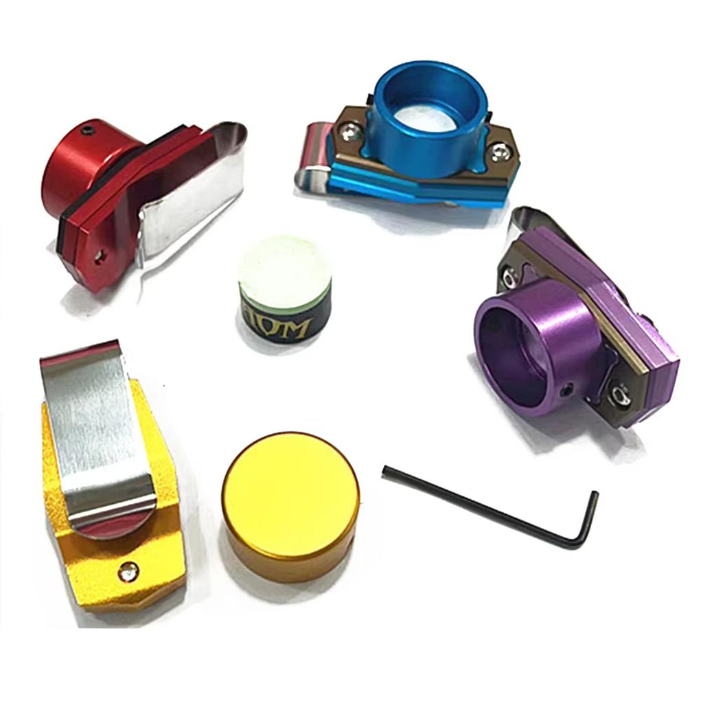 Pool Chalks Holder with Belt Clip Billiard Chalks Case Portable Magnetic Billiard Cue Chalks Box for Snooker Players