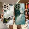 Чехол для телефона iPhone Samsung Huawei Honor Xiaomi Redmi OPPO Realme Vivo, мягкий резиновый чехол с полным покрытием, защита камеры, противоударный чехол