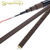SOUGAYILANG Ultralight Super Hard Carbon Fiber Hand Rod Telescopic Casting Rods Fishing Tackle 3.6 / 4.5 / 5.4 Meters Fsihing Rods