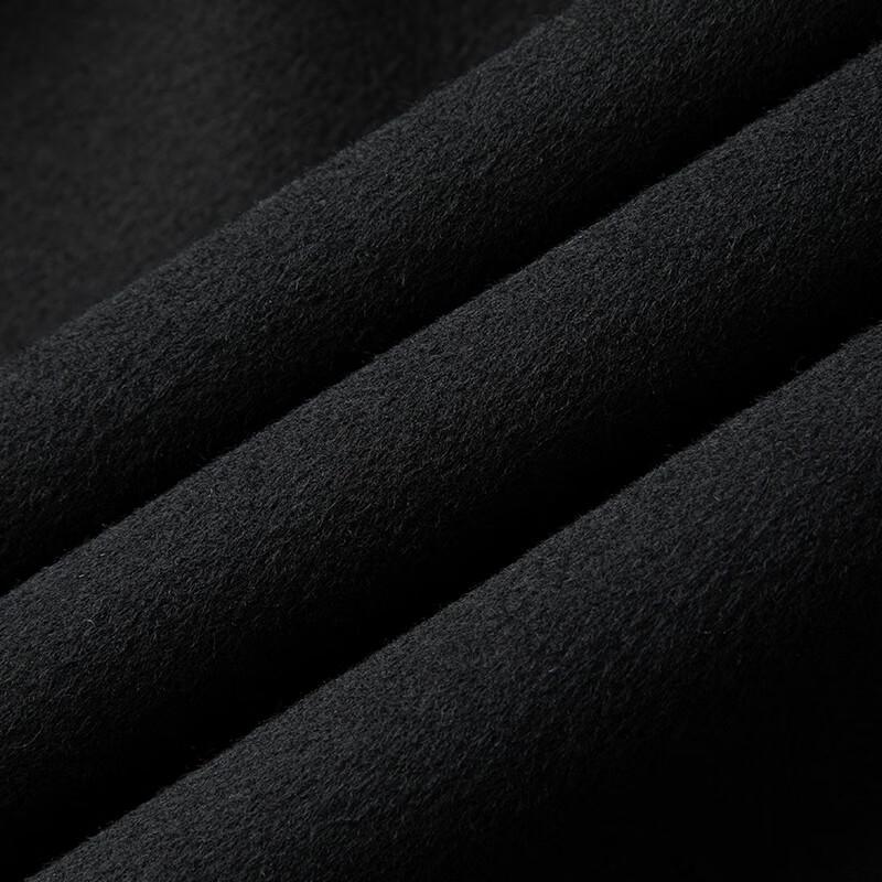 Мужское очень длинное двустороннее шерстяное тренч-пальто Shanshan