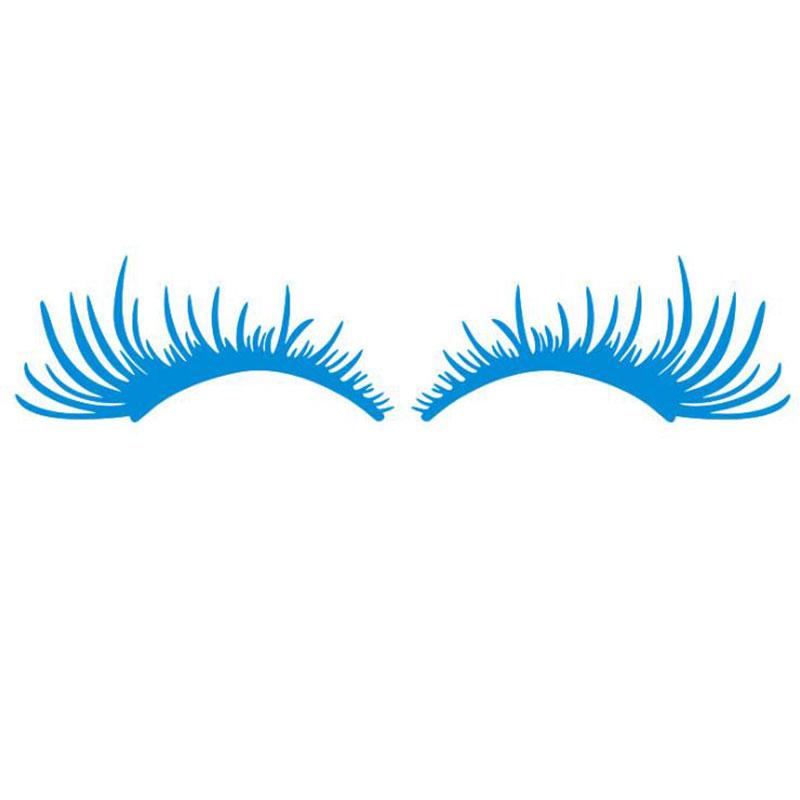 2 шт./лот 3D очаровательные ресницы автомобильные наклейки поддельные ресницы автомобильные фары забавные наклейки двери окна винил водонепроницаемый продукт