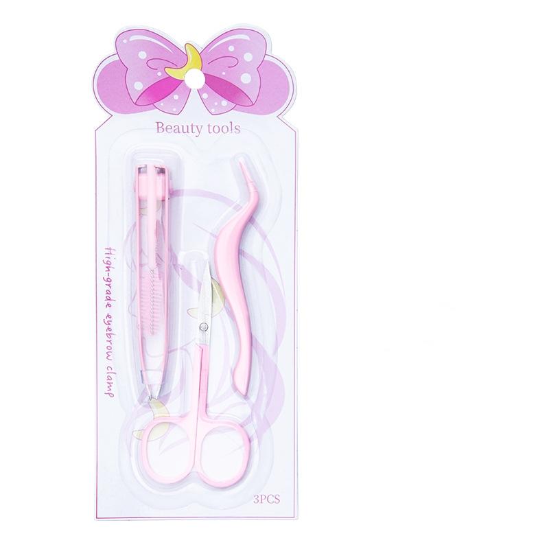 Pinky Leem Custom Private Logo Grip Eyebrow Tweezers Black Pink Thick Metal Stainless Steel Brow Tweezers