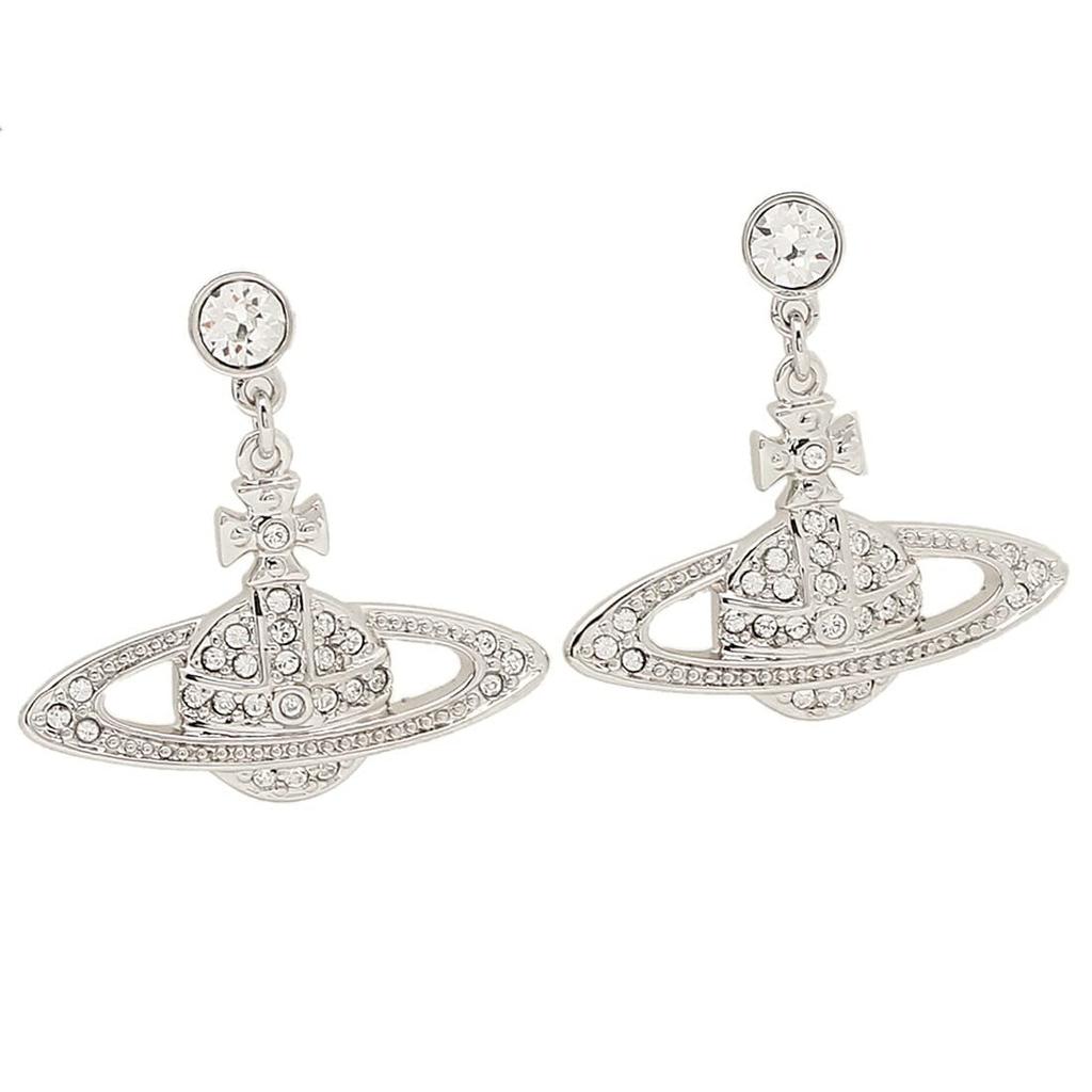 VIVIENNE WESTWOOD Серьги для женщин Мини Барельеф Капля Сфера Кристаллические Серьги 62020025 02P116 Идеальный Подарок на День Рождения на Рождество для Женщин - -