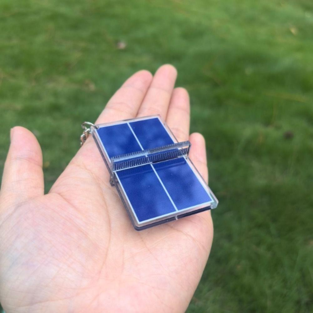 Мини-бадминтон акриловый брелок акриловый настольный теннисный держатель ключей унисекс