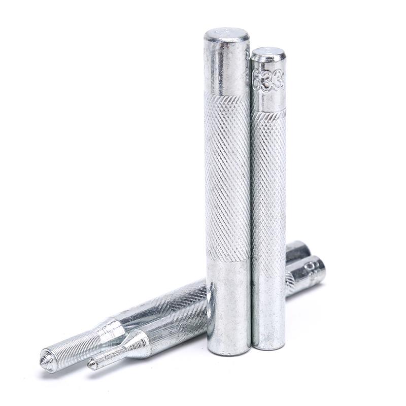 11 шт./набор инструментов для самостоятельного изготовления кожаных изделий, базовый комплект для установки заклепок и кнопок