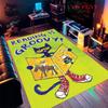 Pete Cat Fun Carpet Rug for Living Room Bedroom Home Sofa Decoration,Kids play Nonslip Floor Mat