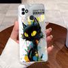 Casing For Itel P36 W6501 P 36 Cover Aesthetic Cute Cat Fashion Soft Silicone TPU Transparent Bumper For Itel Vision 1 Plus Case