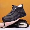 New Men's Winter Shoes Outdoor Anti Slip Warm Snow Boots Casual Thick Soft Soled Shoes Men's Comfortable Sneaker Botas Zapatos