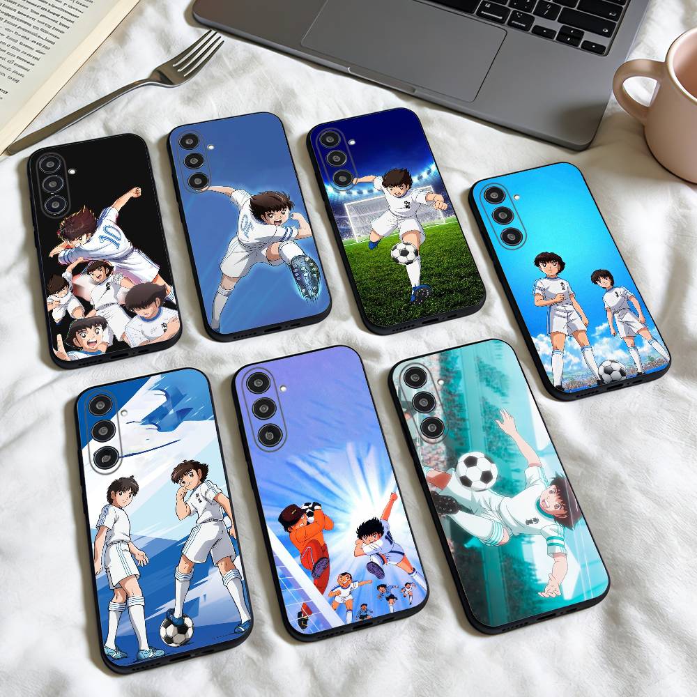 Аниме Крутой C-Капитан Т-Цубаса Чехол для телефона Для Samsung Galaxy A73,A72,A71,A70,A53,A52,A51,Другие Мягкий Черный Корпус