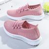 Summer Ladies Fly-woven Mesh Shoes Breathable Leisure Sports Low-top Non-slip Running Shoes