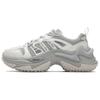 New SOFIA 3 Cushioning Height Increase Low Top Chunky Sneakers Women's White Gray F12W411105FSW