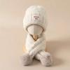 Knitted Knit Beanie Scarf Warm Plush Baby Beanie Hat New Pom Pom Scarf  Boys Girls
