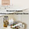 Pull Out Cabinet Organizer Fixed with Adhesive Nano Film Punch-free Heavy