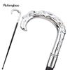 White Luxury Dog Top Handle Fashion Stick for Party Decorative Walking Cane Elegant Crosier Knob Walking Stick 93cm