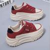 Новые женские кроссовки, женская обувь в стиле ретро, весенние туфли на платформе, повседневные кроссовки, универсальная модная дизайнерская обувь высокого качества