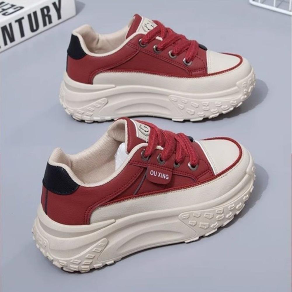 Новые женские кроссовки, женская обувь в стиле ретро, весенние туфли на платформе, повседневные кроссовки, универсальная модная дизайнерская обувь высокого качества