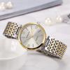 KINGNUOS Высококачественные модные женские часы с бриллиантами, водонепроницаемые женские часы с твердым стальным ремешком